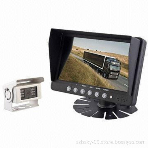 Camera rear-view system with night vision waterproof camera for trucks